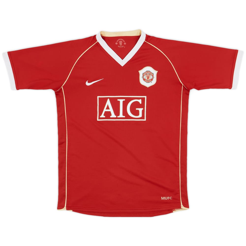 2006-07 Manchester United Home Shirt - 6/10 - (XL.Boys)