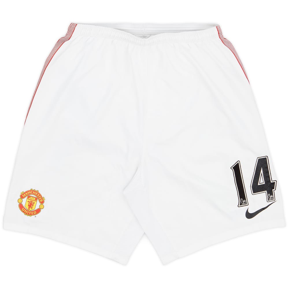 2012-13 Manchester United Match Issue Home Shorts #14 (Hernandez)