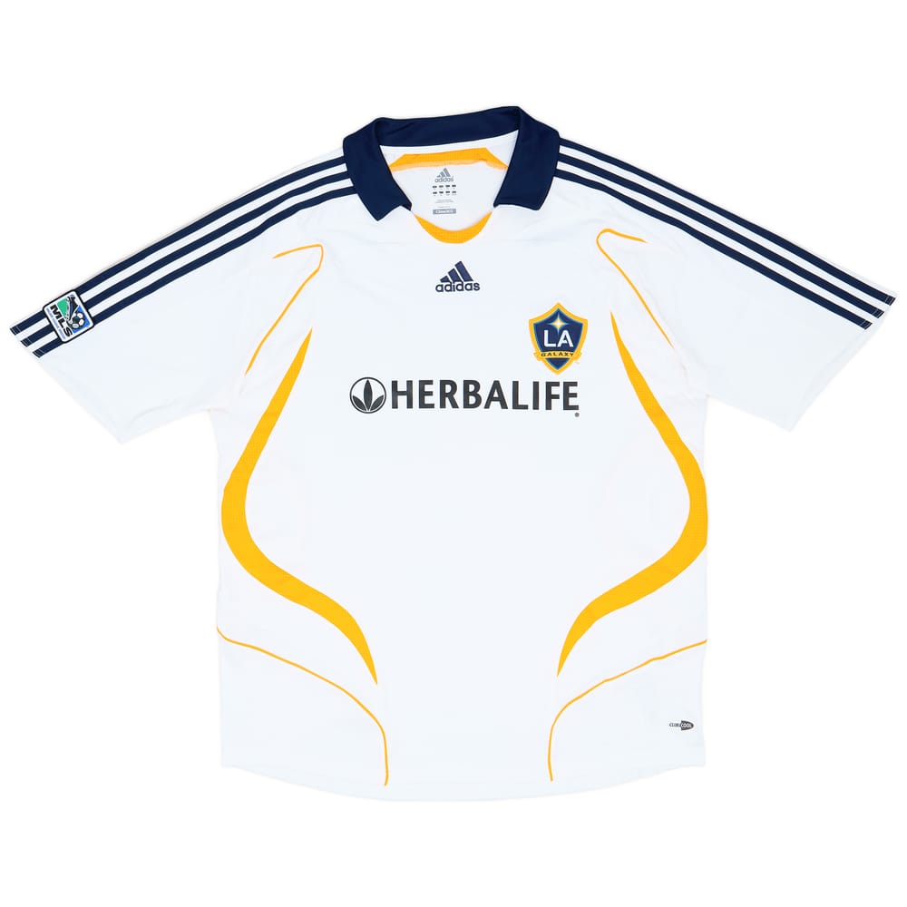 2007-08 LA Galaxy Home Shirt - 9/10 - (XL)