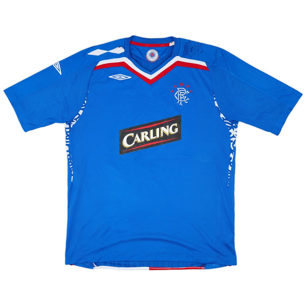 2007-08 Rangers Home Shirt - 6/10 - (XL)