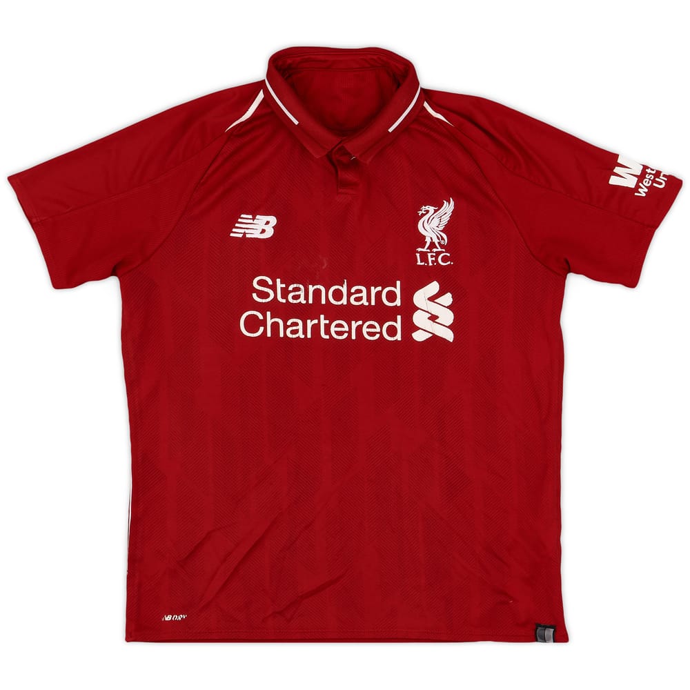 2018-19 Liverpool Home Shirt - 5/10 - (XL.Boys)