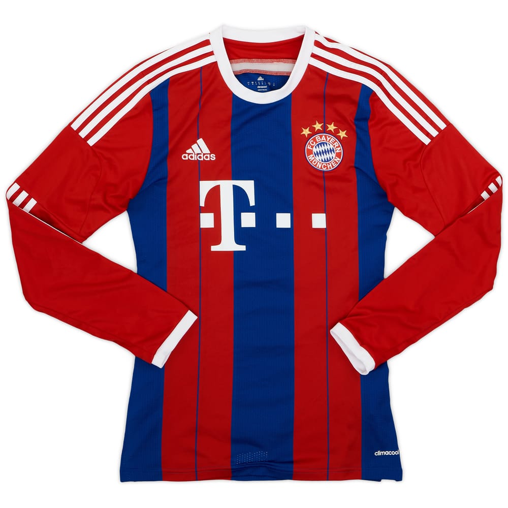 2014-15 Bayern Munich Home L/S Shirt - 9/10 - (S)