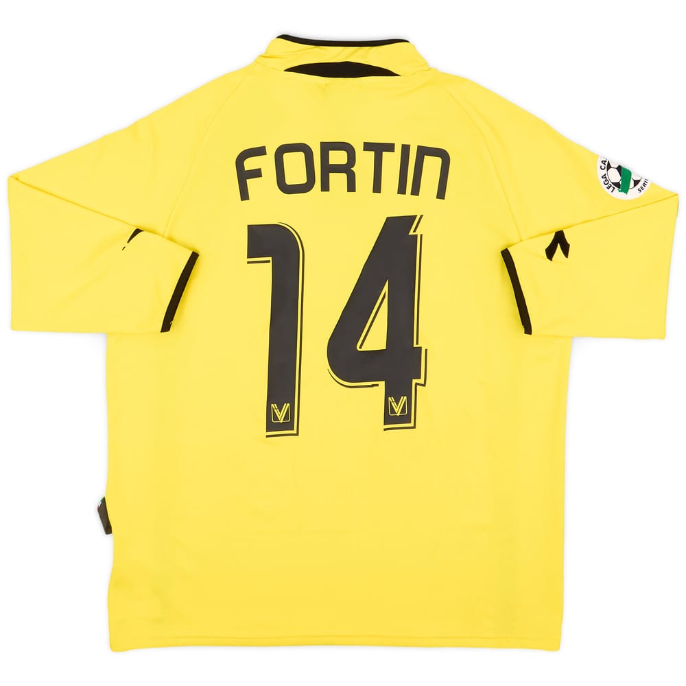 2008-09 Vicenza Match Issue GK Shirt Fortin #14
