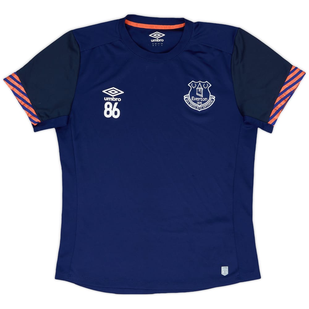 2016-17 Everton Umbro Player Issue Training Shirt #86 - 8/10 - (M)