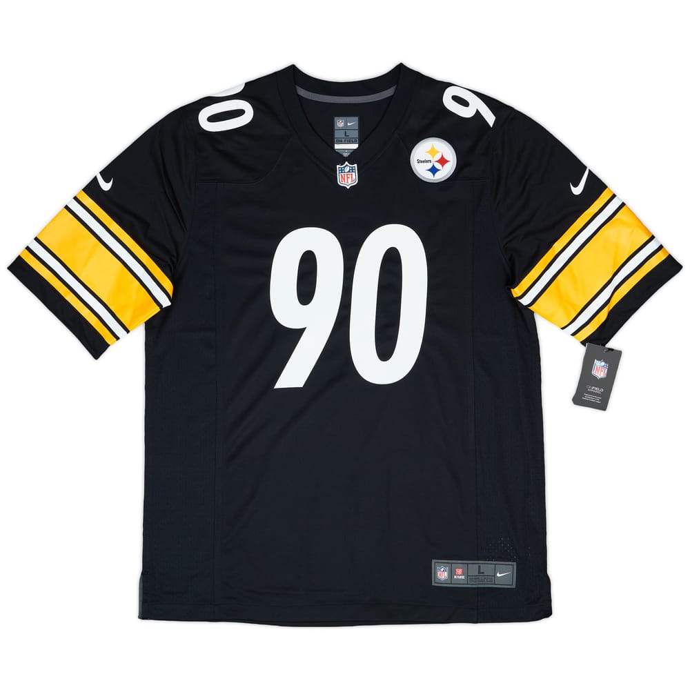 2018-24 Pittsburgh Steelers Watt #90 Nike Game Home Jersey (L)