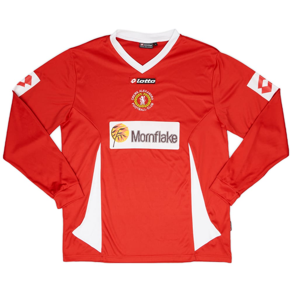 2009-10 Crewe Alexandra Home L/S Shirt - 8/10 - (XL)