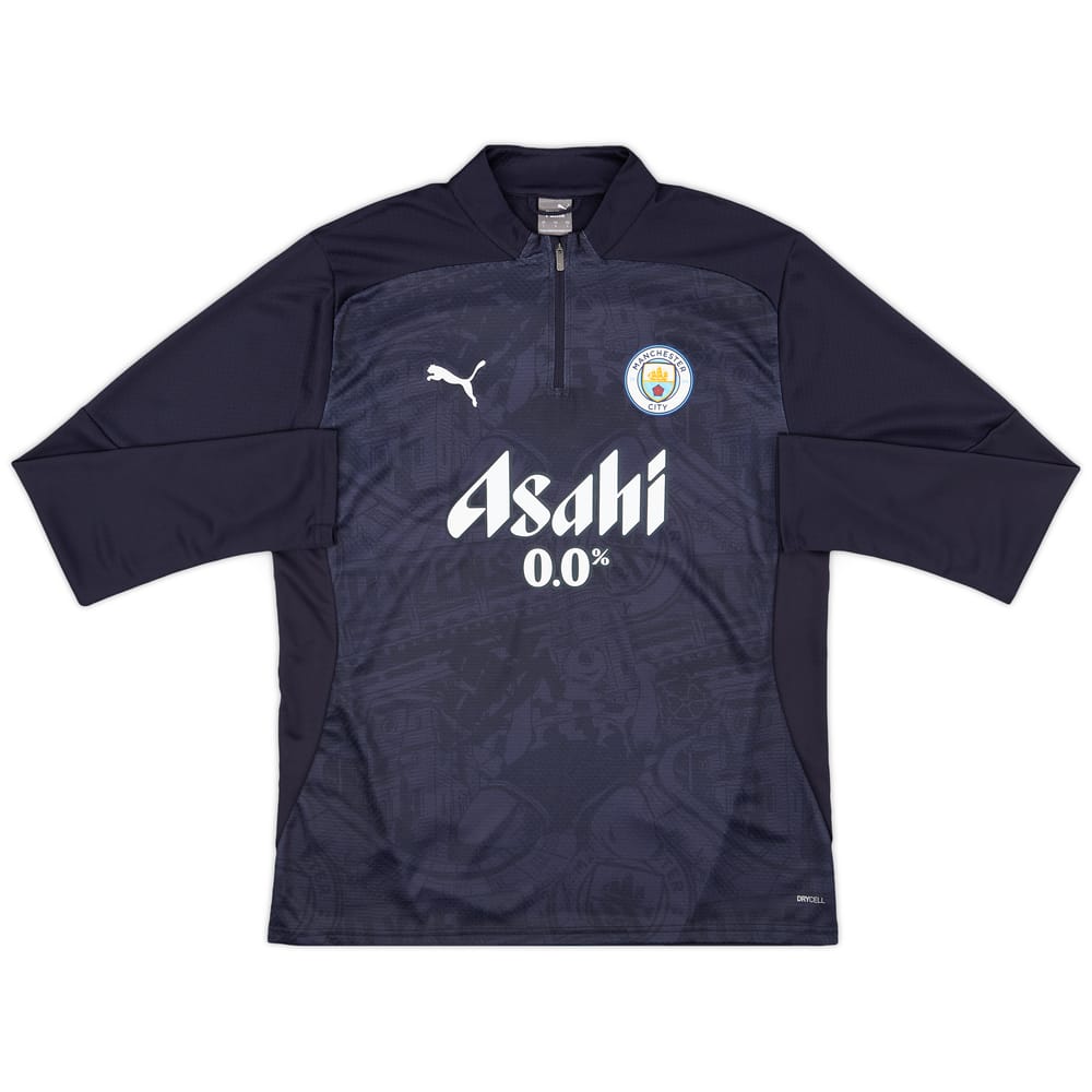 2024-25 manchester City Player Issue 1/4 Zip Training Top - As New