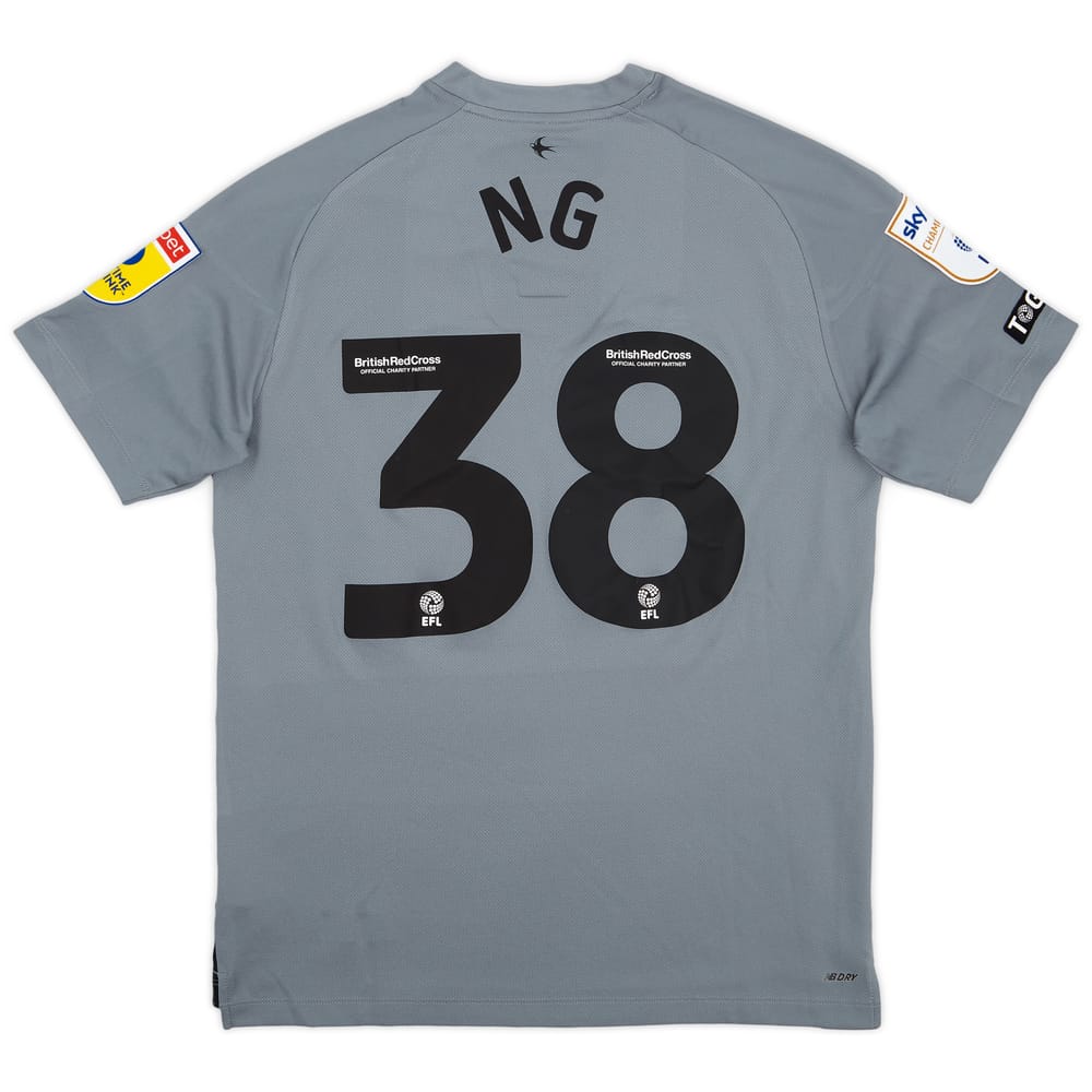 2022-23 Cardiff Match Issue Away Shirt Ng #38