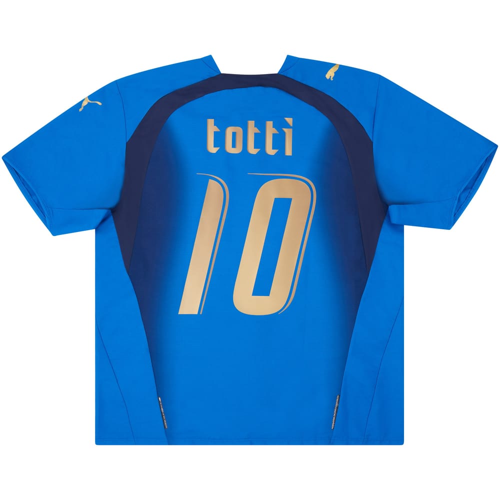 2006 Italy Home Shirt Totti #10