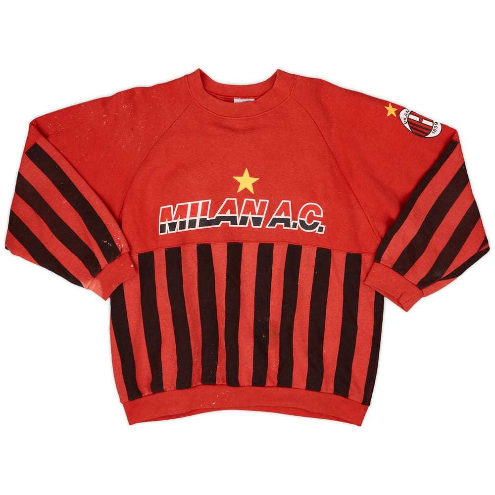 1990-91 AC Milan Le Felpe Dei Grandi Club Sweat Top - 3/10 - (M)
