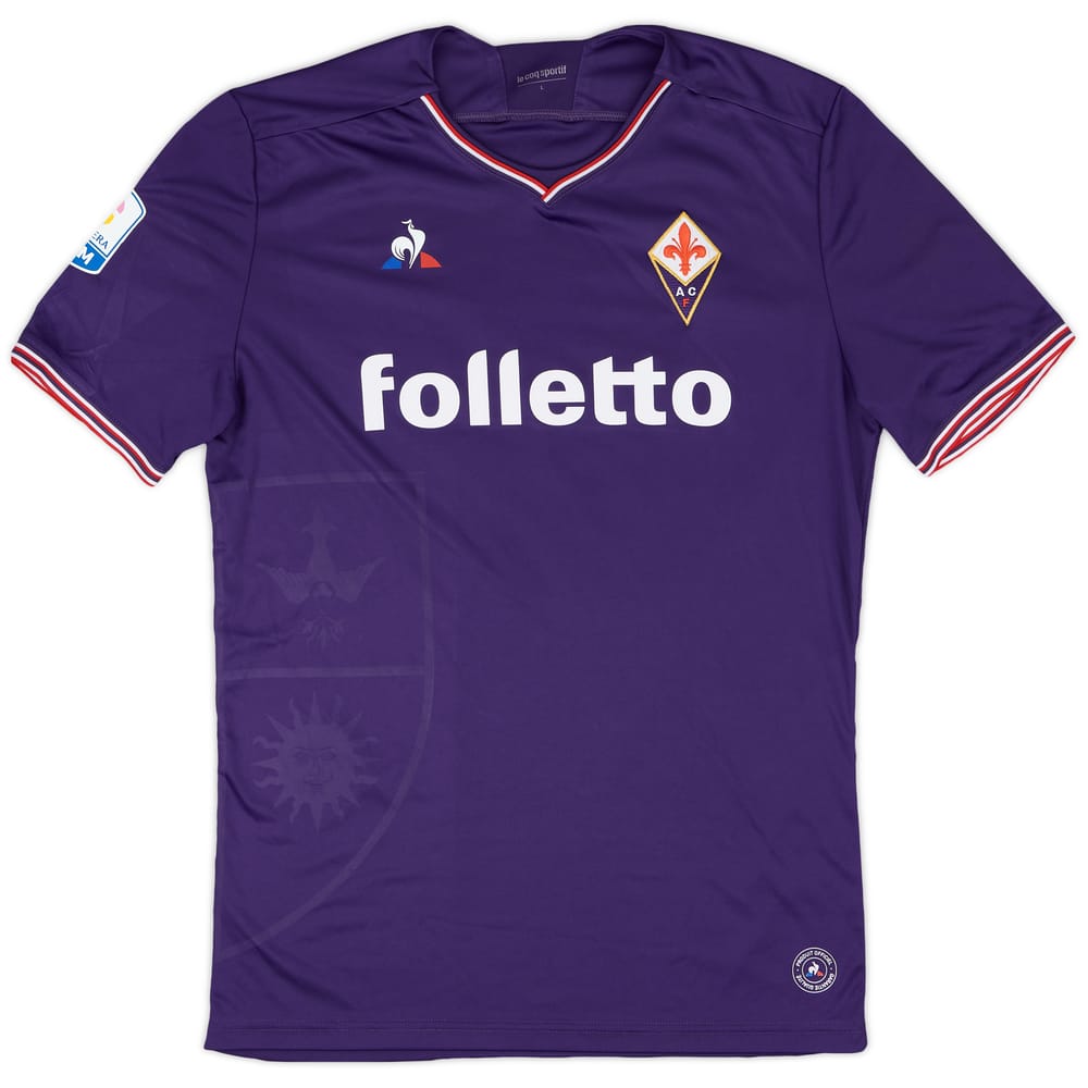 2017-18 Fiorentina Match Issue Home Shirt #19