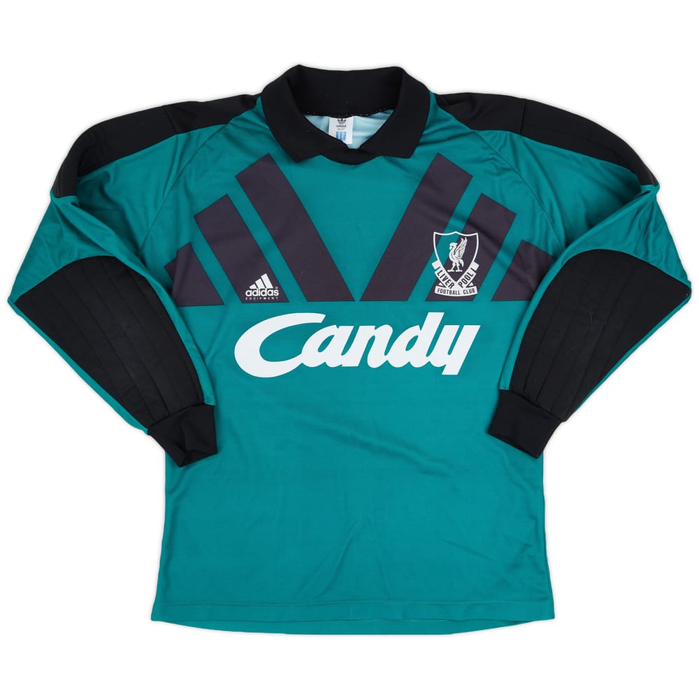 1991-92 Liverpool GK Shirt - 9/10 - (M)
