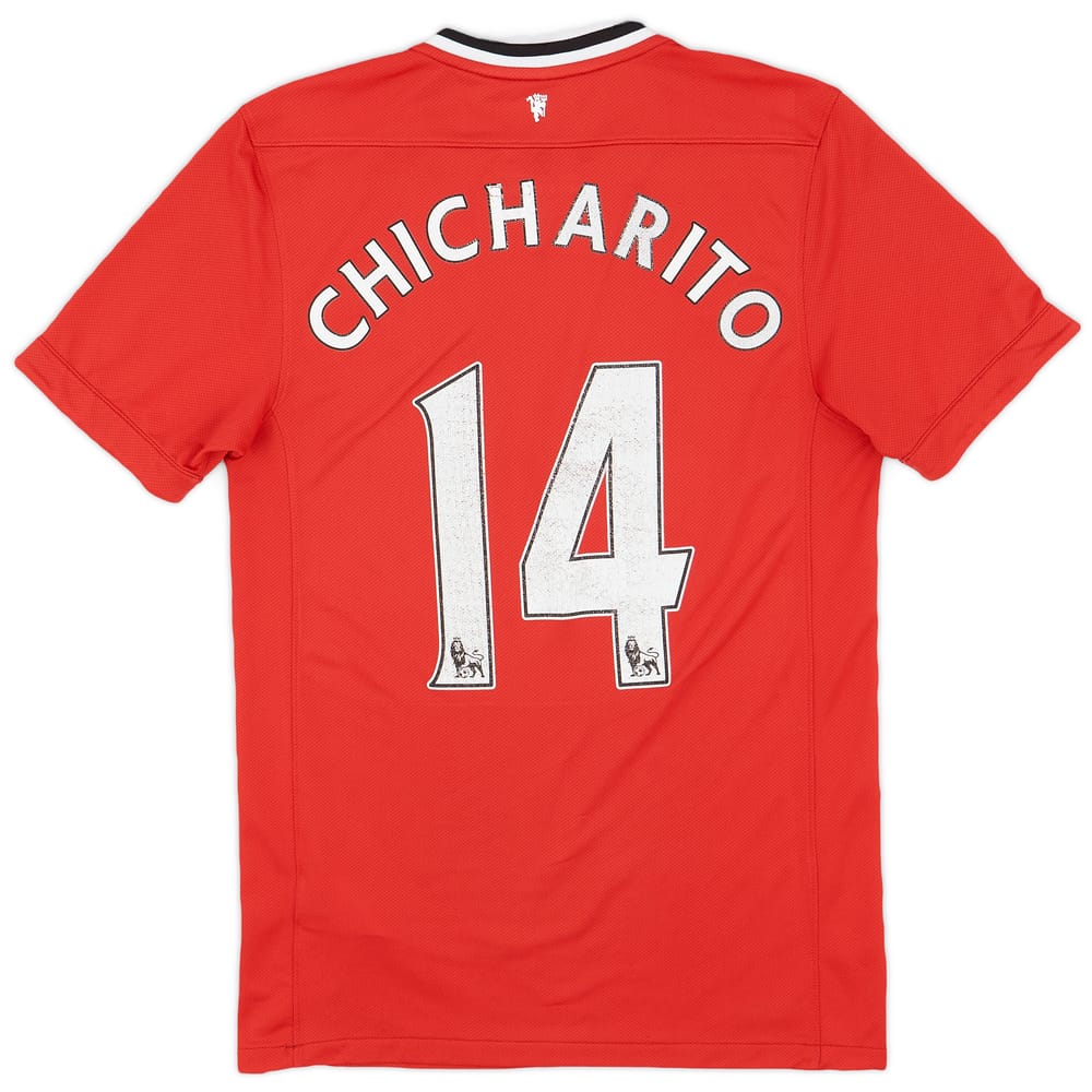 2011-12 Manchester United Home Shirt Chicharito #14 - 5/10 - (S)