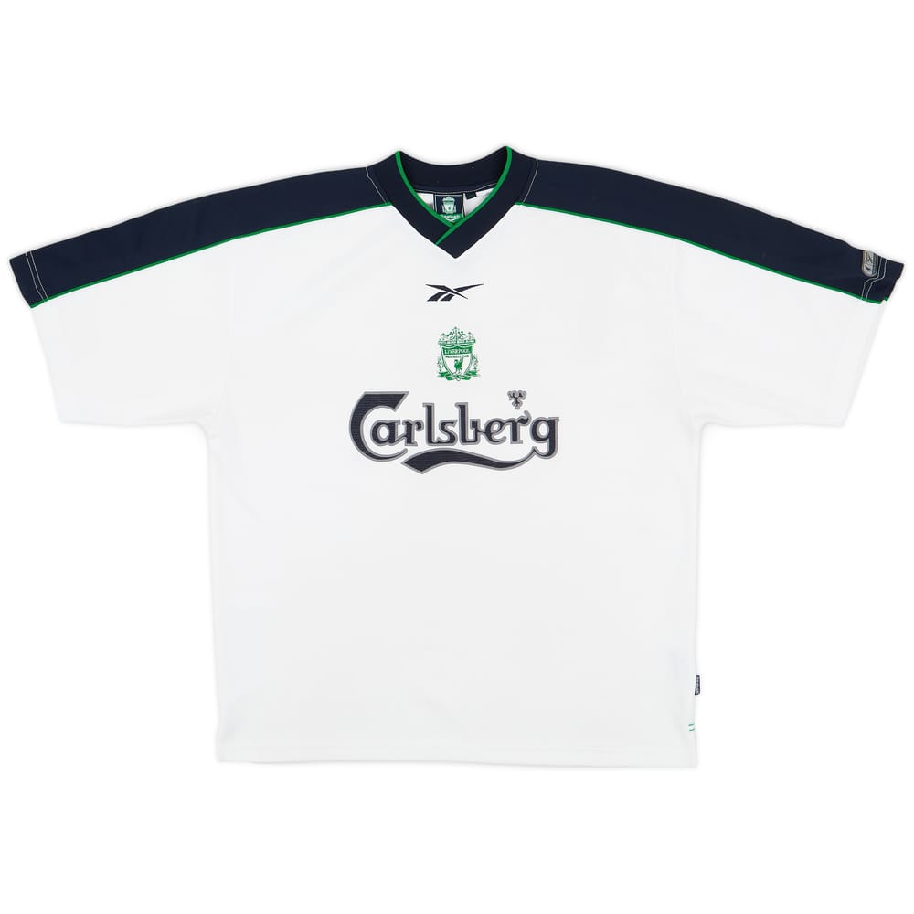 1999-00 Liverpool Reebok Training Shirt - 8/10 - (L)