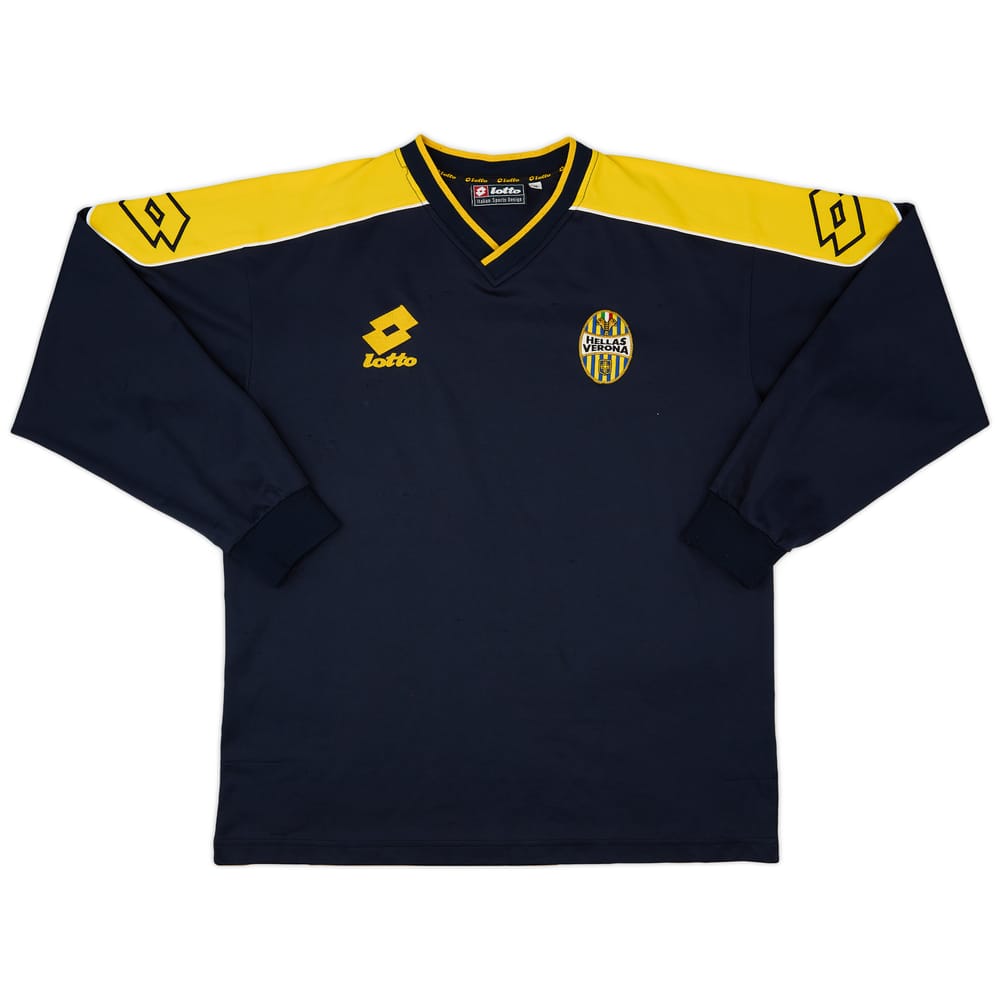 2000-02 Hellas Verona Lotto Training L/S Shirt - 9/10 - (XL)