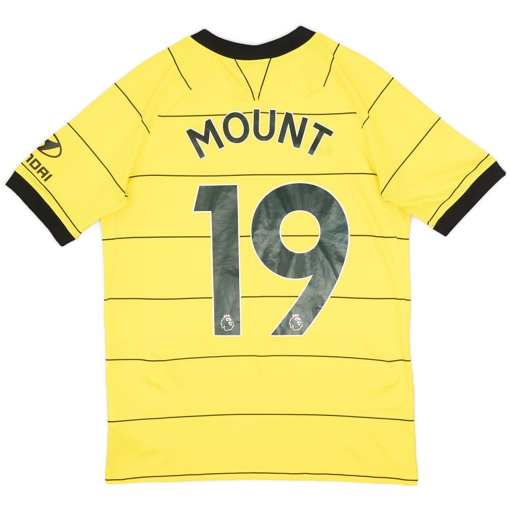 2021-22 Chelsea Away Shirt Mount #19 - 8/10 - (XL.Boys)