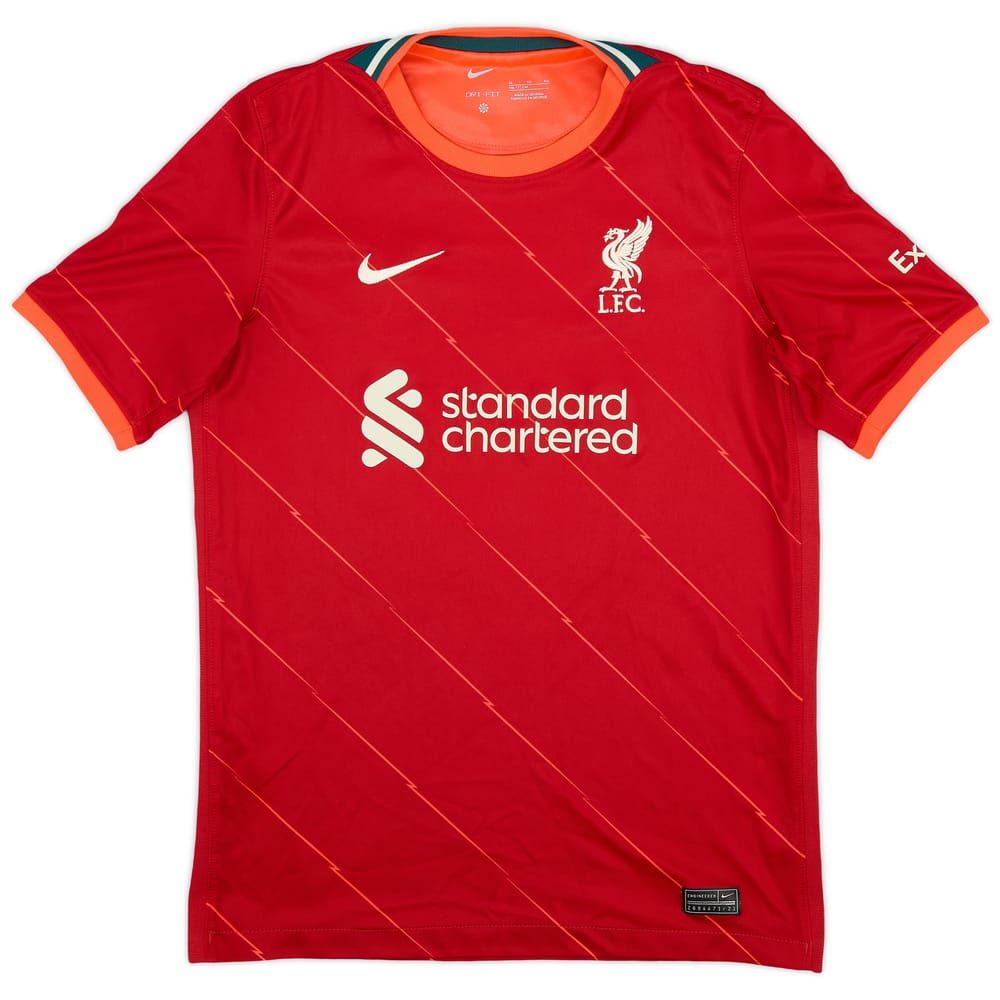 2021-22 Liverpool Home Shirt - 7/10 - (XL.Boys)