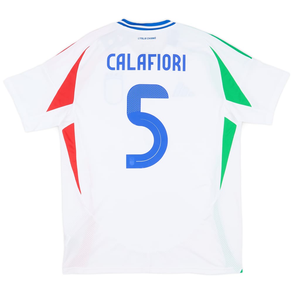2024-25 Italy Away Shirt Calafiori #5