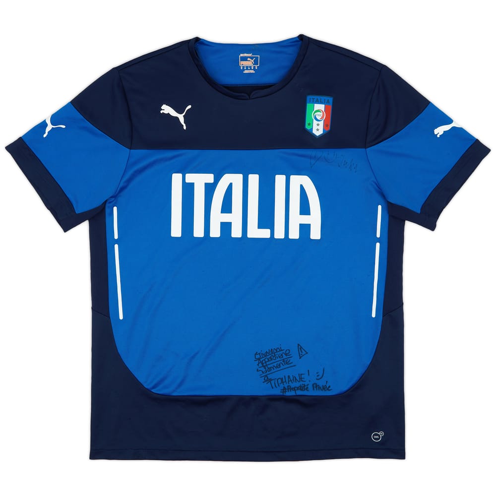 2014-15 Italy Puma 'Signed' Training Shirt - 7/10 - (XL)