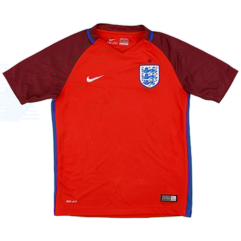 2016-17 England Away Shirt - 7/10 - (M.Boys)