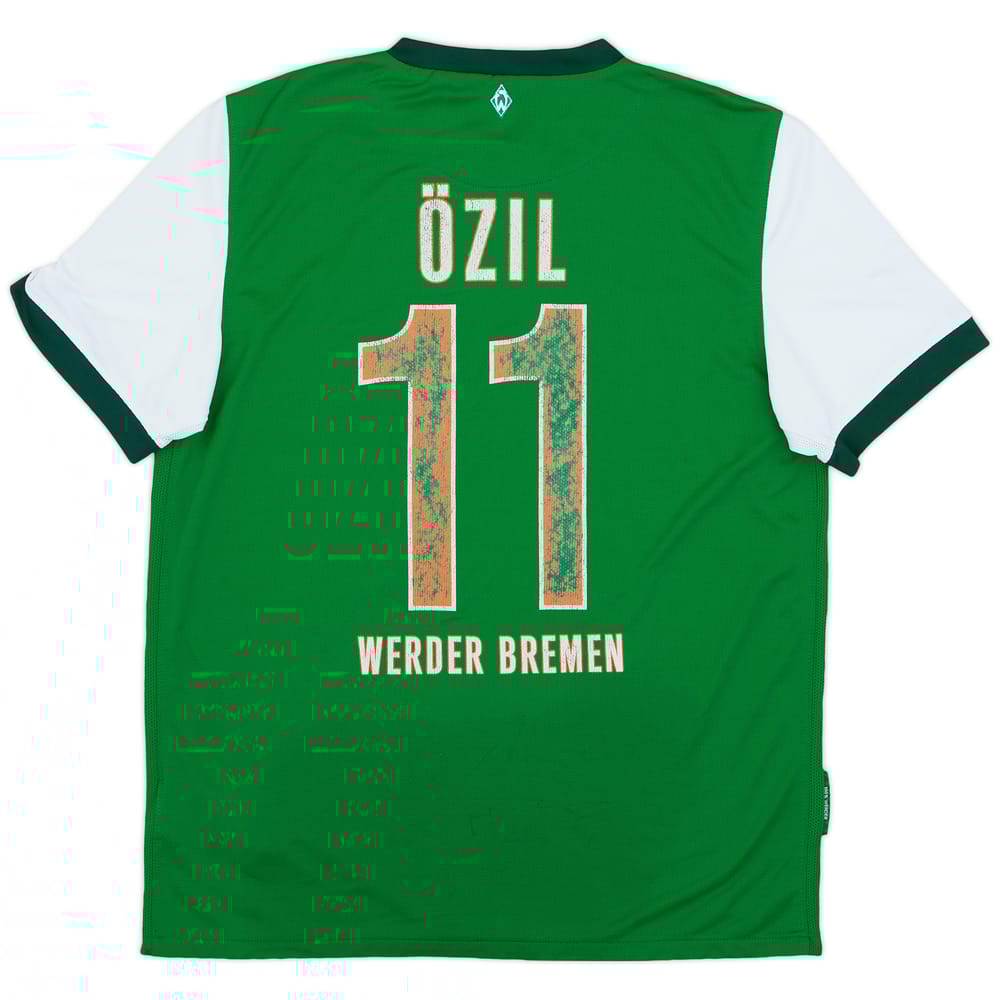2009-10 Werder Bremen Home Shirt Ozil #11 - 5/10 - (M)