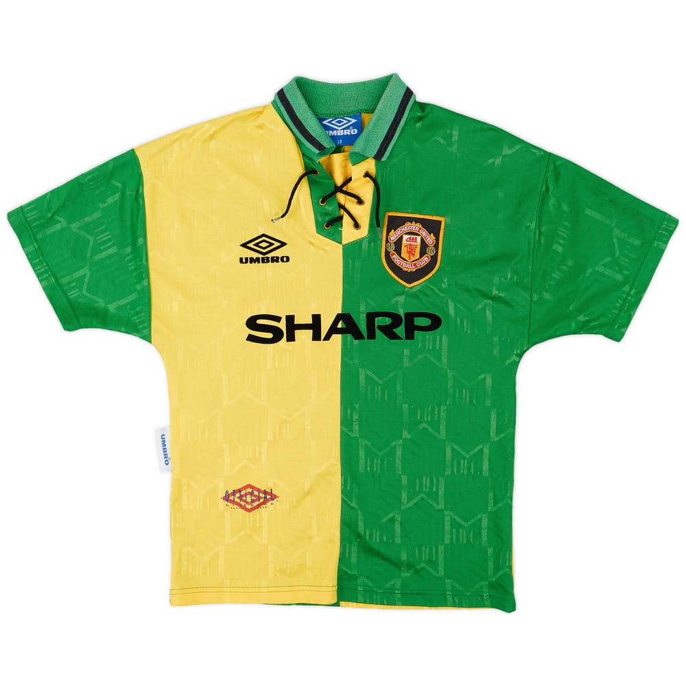 1992-94 Manchester United Third Shirt - 9/10 - (L.Boys)