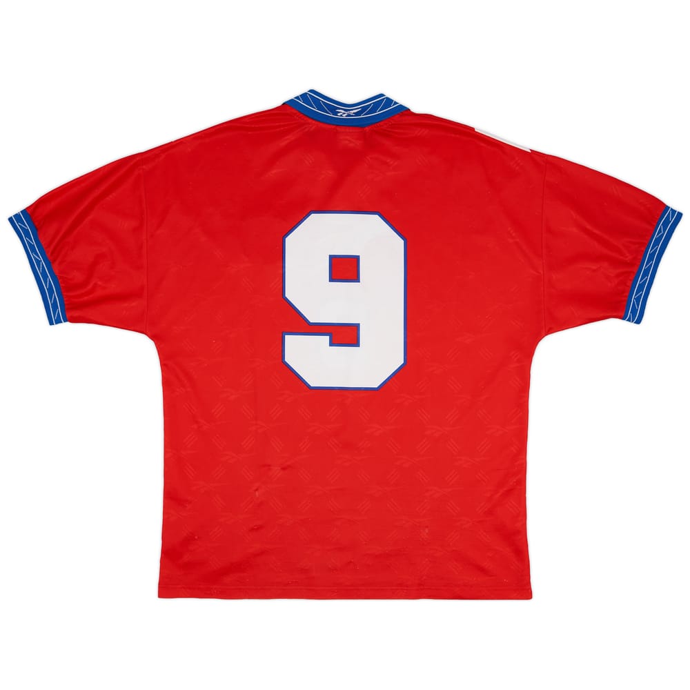 1997-99 Chile Home Shirt #9 (Zamorano) - 8/10 - (L)