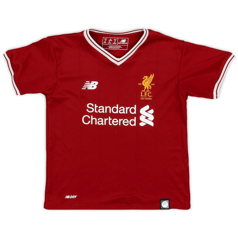 2017-18 Liverpool 125 Years Home Shirt - 7/10 - (2-3 Years)