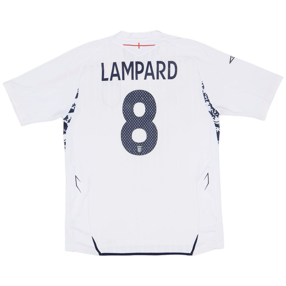 2007-09 England Home Shirt Lampard #8 - 6/10 - (L)