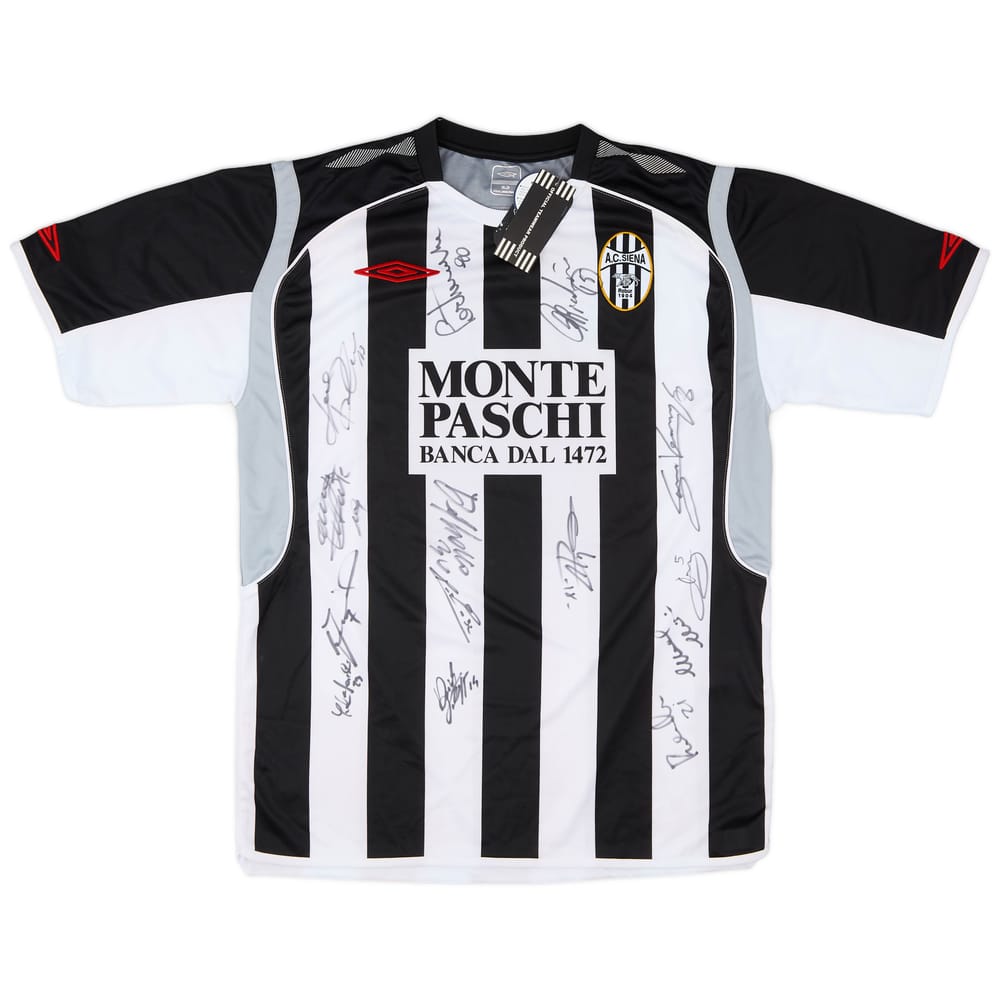 2008-09 Siena Signed Home Shirt (XL)