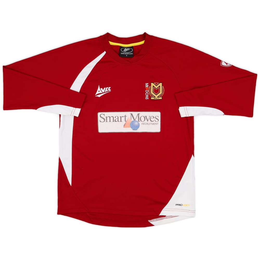 2004-05 MK Dons AVEC Training L/S Shirt #20 - 7/10 - (S)