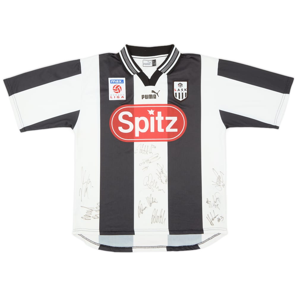 1999-00 LASK Linz Signed Home Shirt - 8/10 - (S)