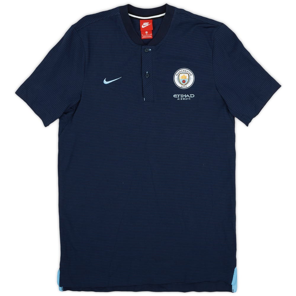 2017-18 Manchester City Nike Polo Shirt - 9/10 - (M)