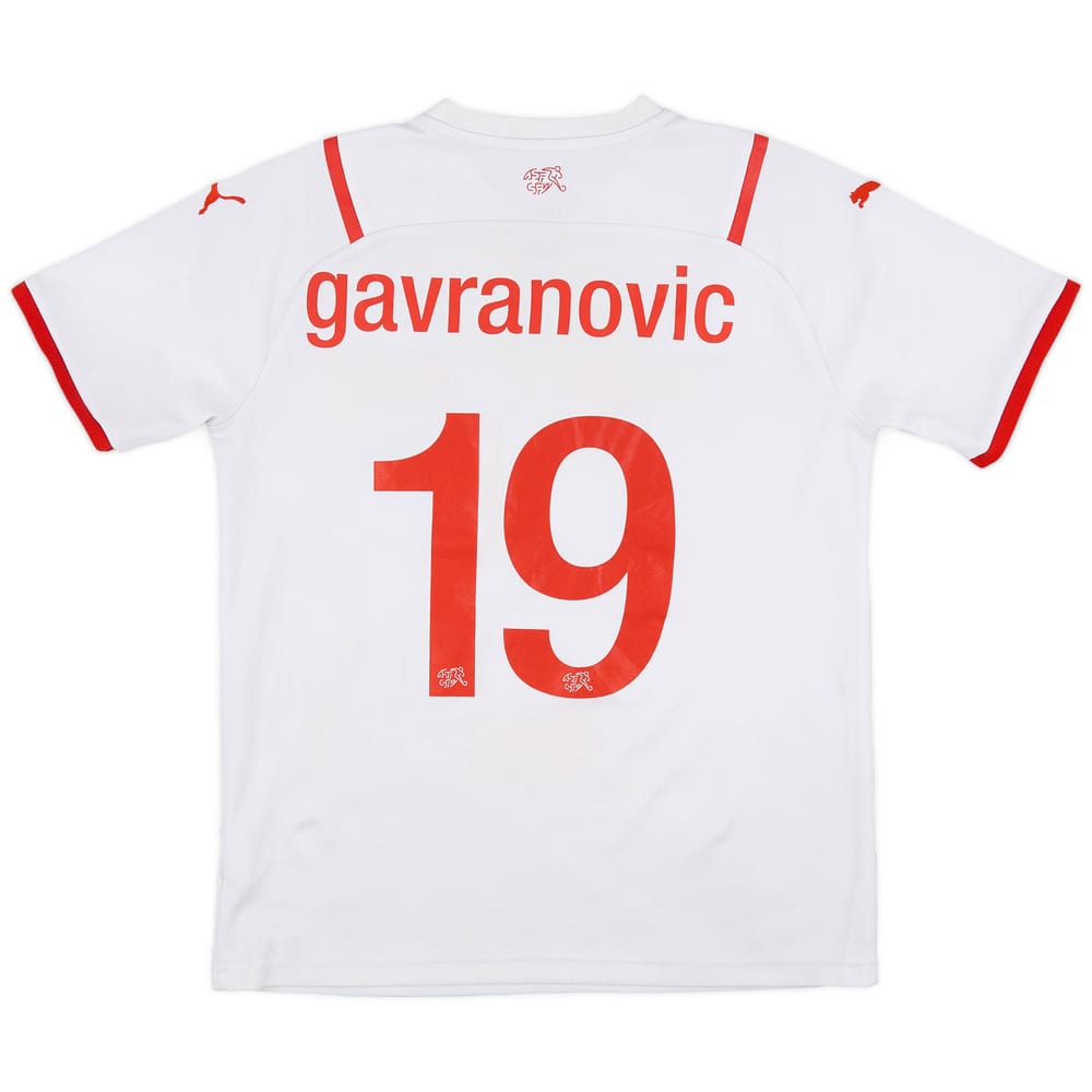 2021-22 Switzerland Away Shirt Gavranovic #19 - 5/10 - (L.Boys)