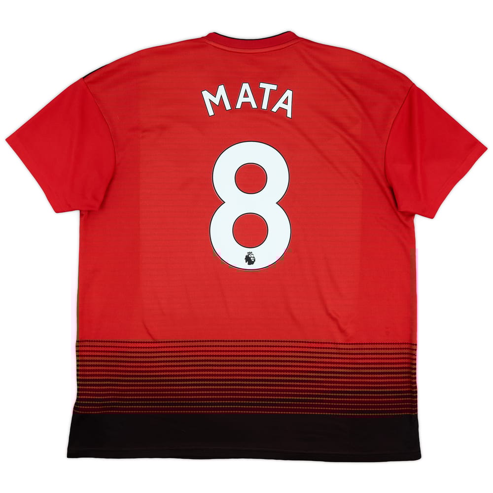2018-19 Manchester United Home Shirt Mata #8 - 4/10 - (XL)