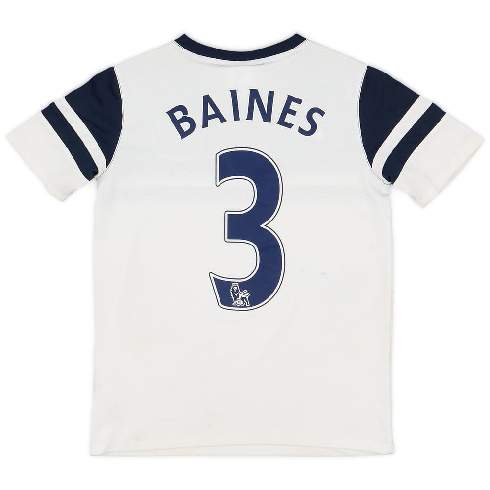2013-14 Everton Third Shirt Baines #3 - 4/10 - (M.Boys)