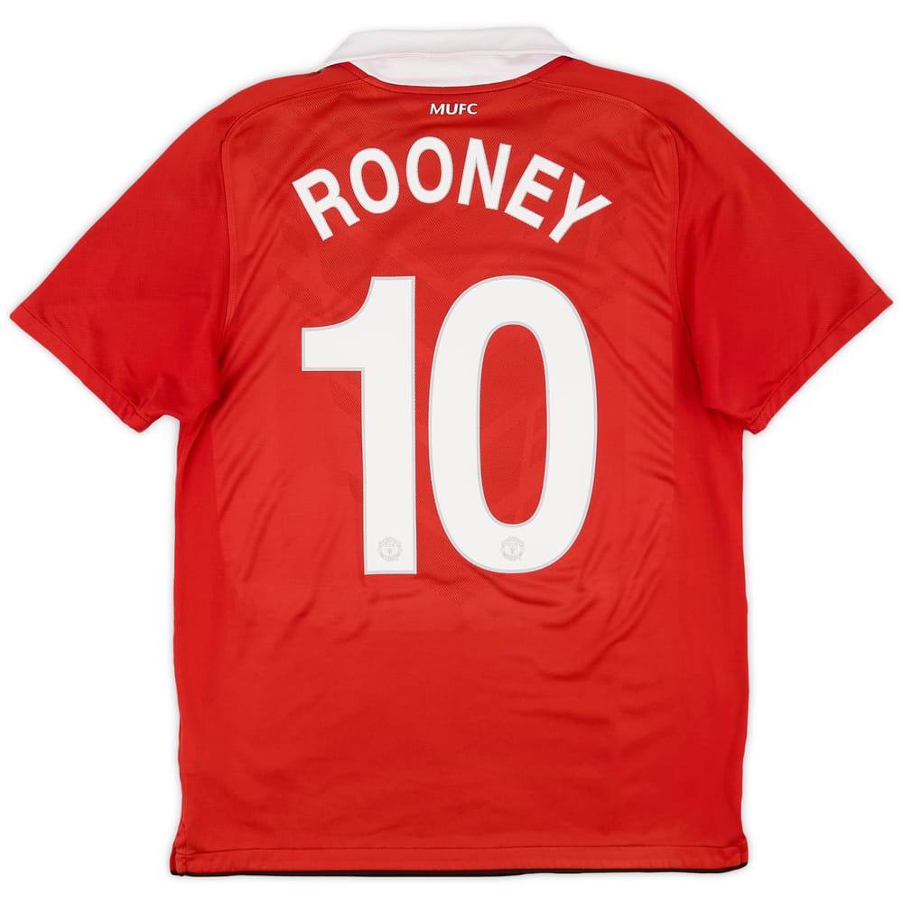2010-11 Manchester United Home Shirt Rooney #10 - 6/10 - (M)
