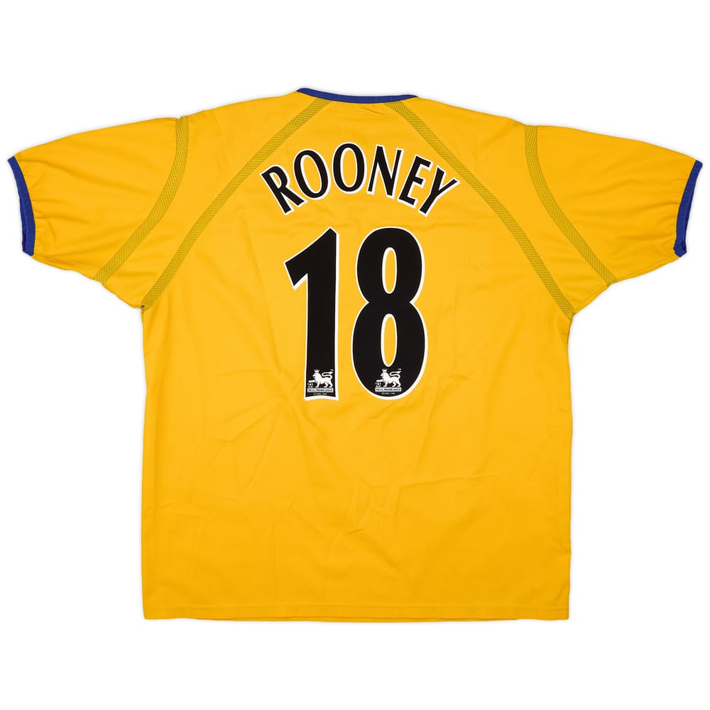 2003-04 Everton Away Shirt Rooney #18 - 7/10 - (XL)