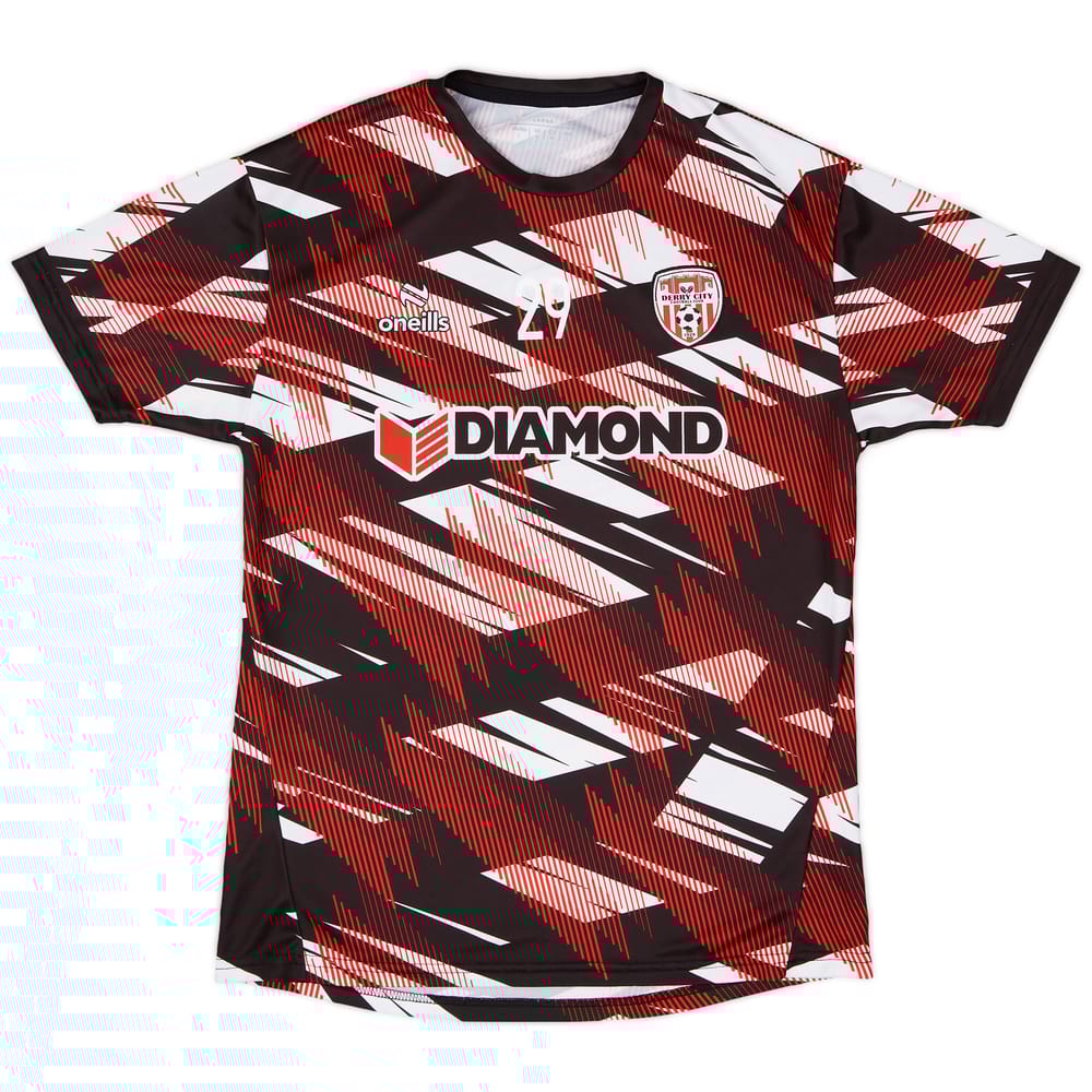 2024 Derry City O'Neils Player Issue Training Shirt #29 - 10/10 - (L)