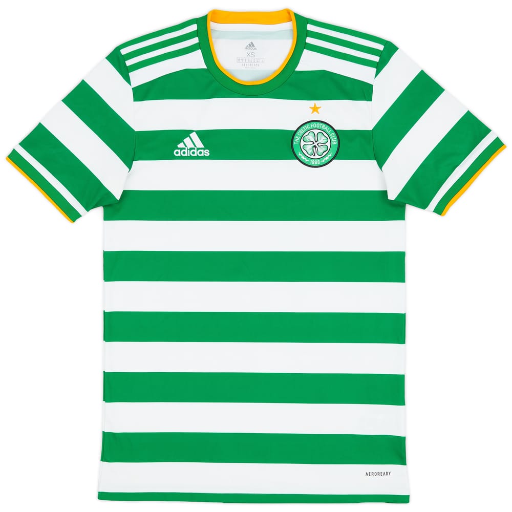 2020-21 Celtic Home Shirt - 9/10 - (XS)