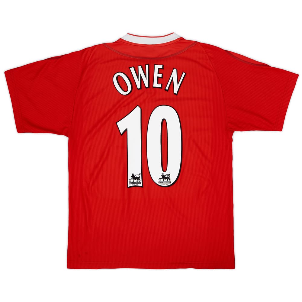 2002-04 Liverpool Home Shirt Owen #10 - 4/10 - (M)
