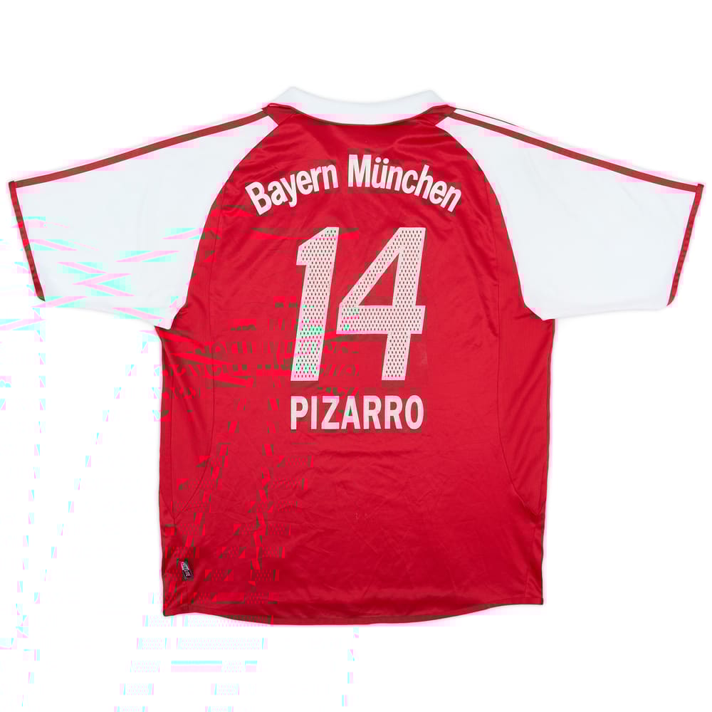 2003-04 Bayern Munich Home Shirt Pizzaro #14 - 6/10 - (L)