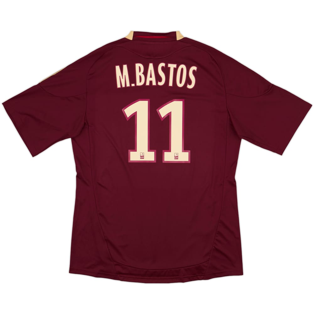 2010-11 Lyon Away Shirt M.Bastos #11 - 10/10 - (L)