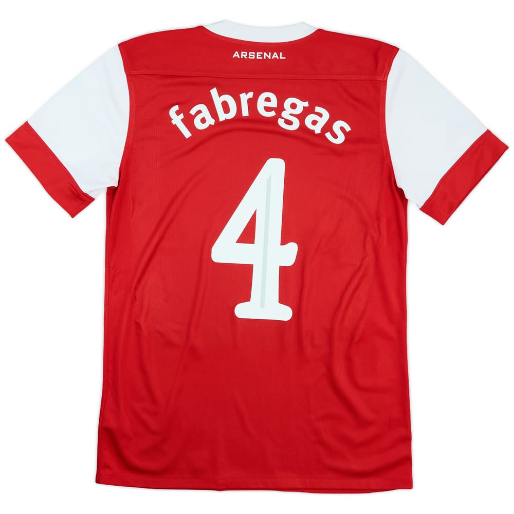 2010-11 Arsenal Home Shirt Fabregas #4 - 6/10 - (S)