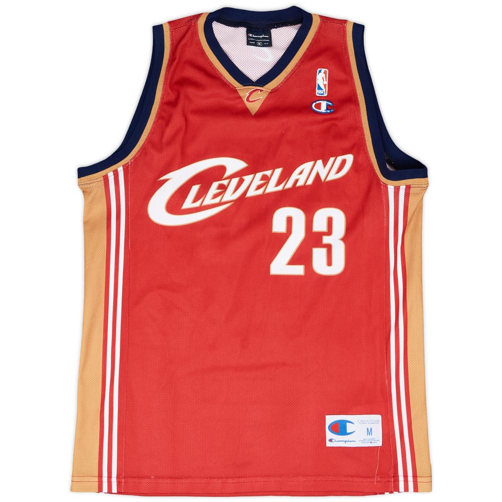 2003-10 Cleveland Cavaliers James #23 Champion Away Jersey - 9/10 - (M)