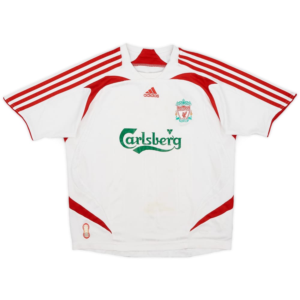 2007-08 Liverpool Away Shirt - 5/10 - (S.Boys)