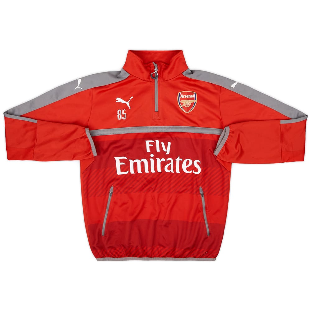 2015-16 Arsenal Player Issue Puma 1/4 Zip Training Top #85 - 6/10 - (M)