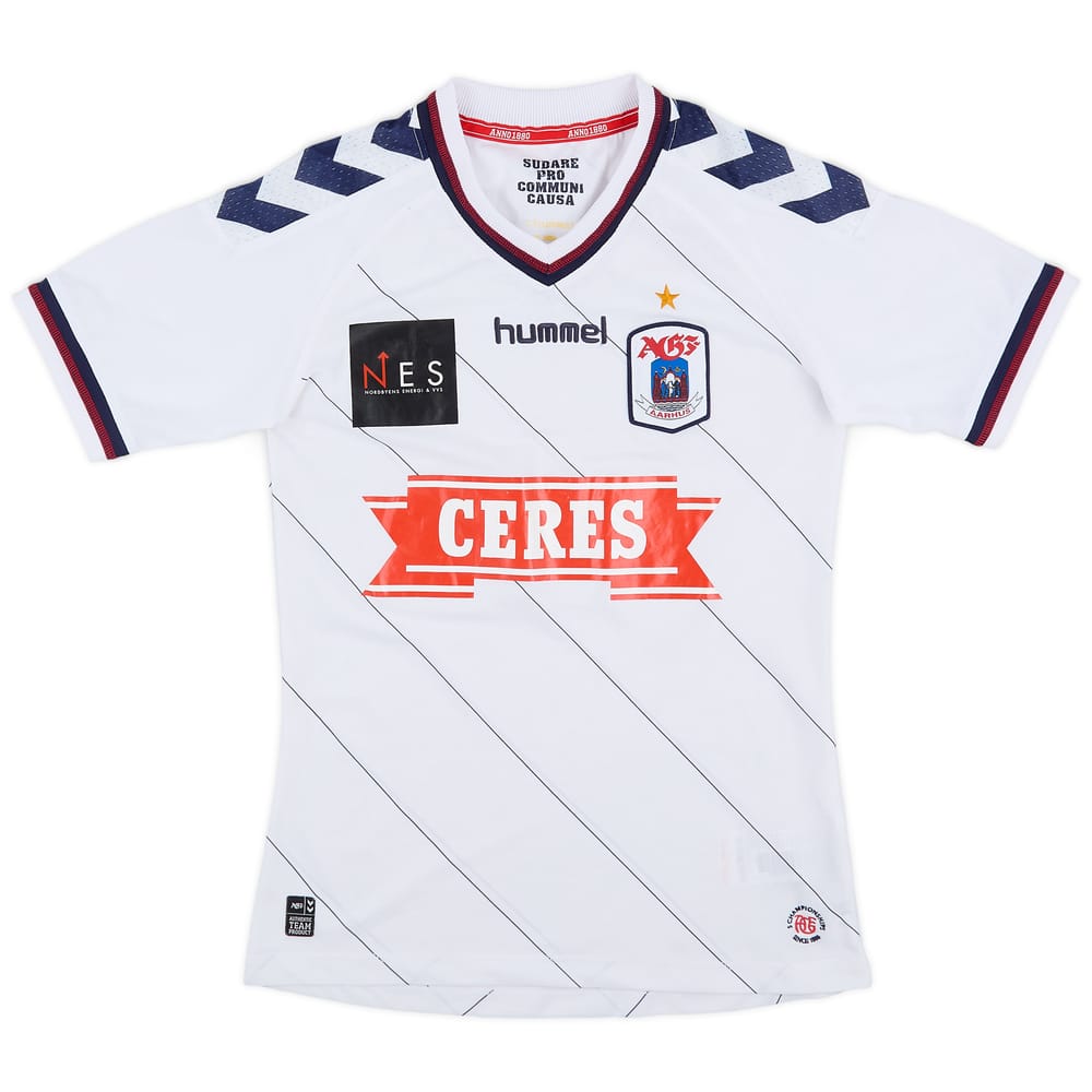 2015-16 AGF Aarhus Home Shirt - 8/10 - (XL.Boys)