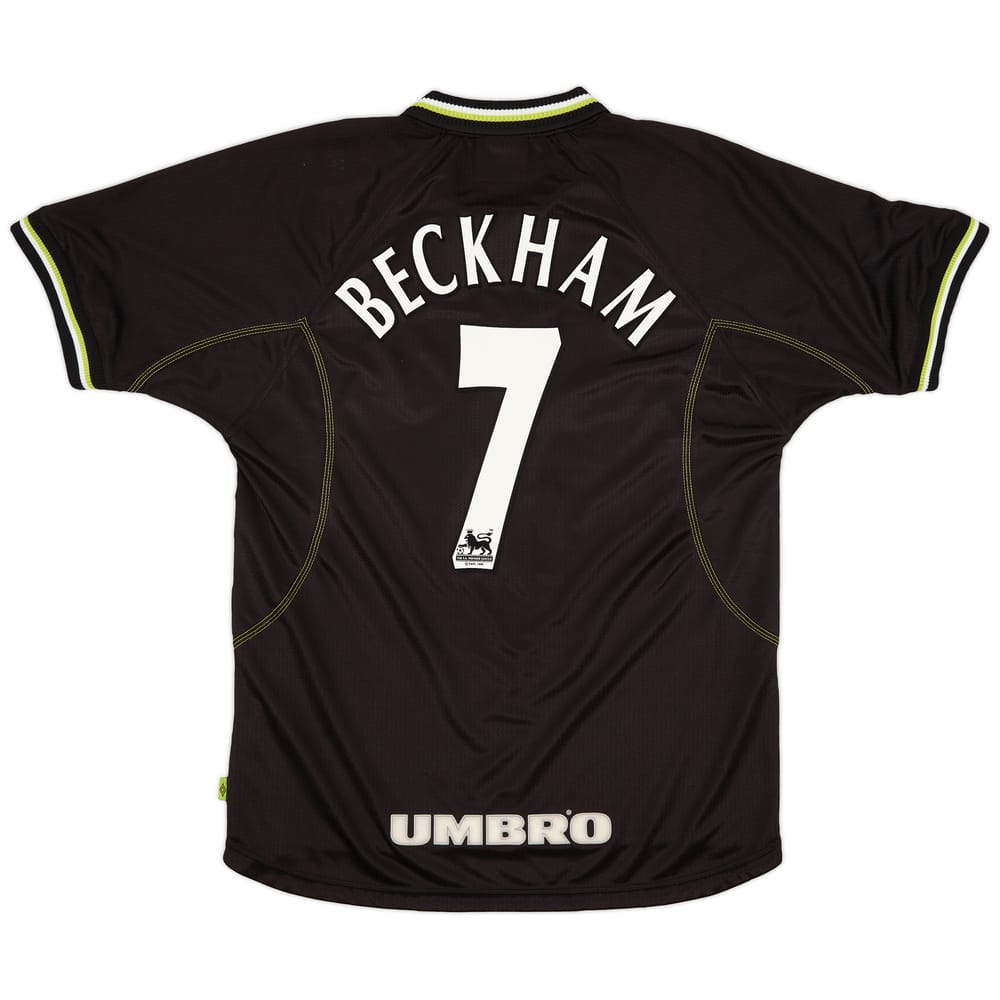 1998-99 Manchester United Third Shirt Beckham #7 - 8/10 - (L)