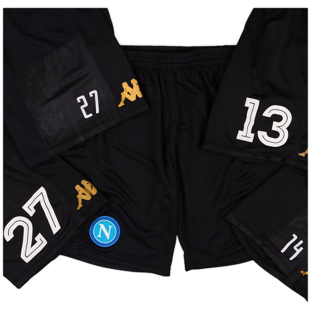 2016-17 Napoli Player Issue Training Shorts # - 3/10